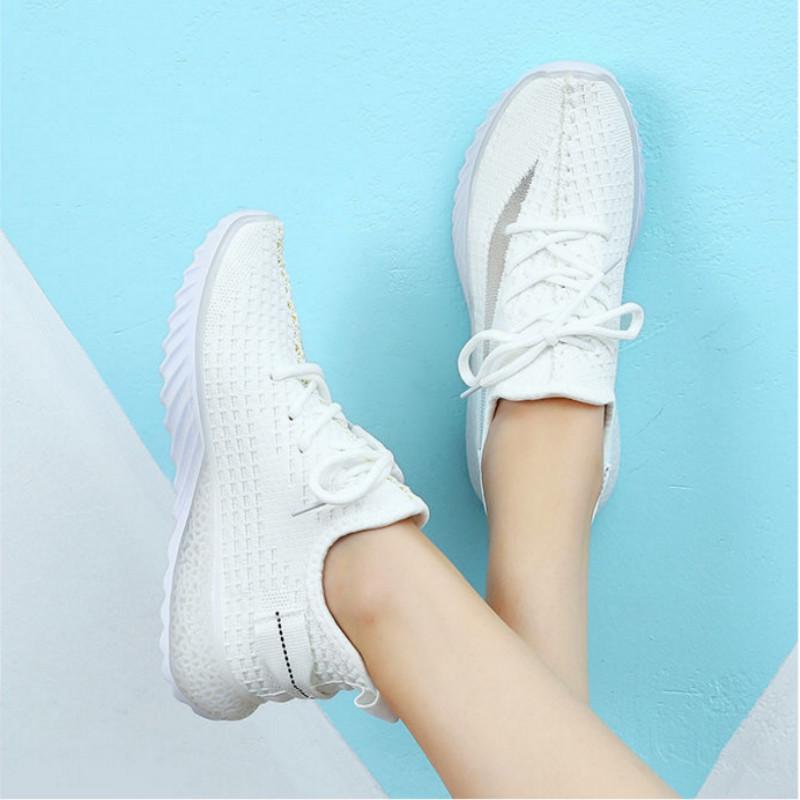 Coconut Shoes Terracotta Warriors Luminous Bottom Fly-woven Mesh Breathable Mesh Shoes Soft Sneakers