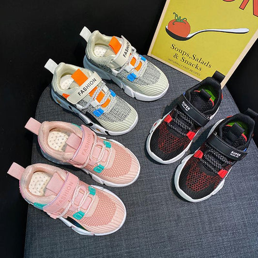 New Mesh Kids Sneakers Lightweight Children Shoes Casual Breathable Boys Shoes Non-slip Girls Sneakers