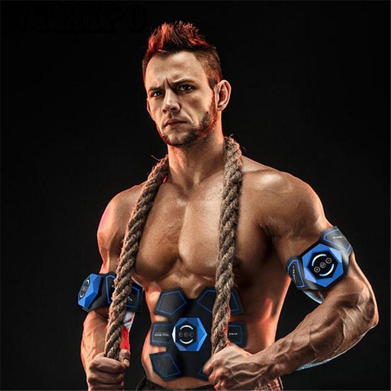 New Intelligent Control Abdominal Sticker Muscle Massage Body Exerciser Massageador Beauty Machine