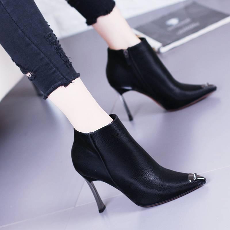 Women Shoes Ankle Sexy Martin Boots Short Boots High-heel Fashion Europe Shoes Woman Plus Size