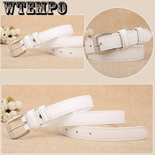 Fashion PU leather belts for women Luxury Designer belt woman Pin buckle strap for jeans