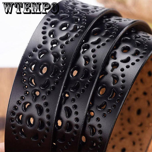 High Quality Luxury Women belt leather female waist strap top pin buckle belts waistband