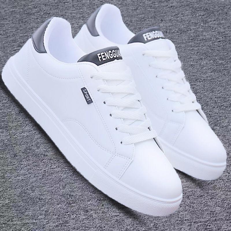 Spring Fashion Men's White Shoes Breathable Casual Men's Net Red Shoes Korean Men's Sneakers Outdoor Sports Men's Shoes