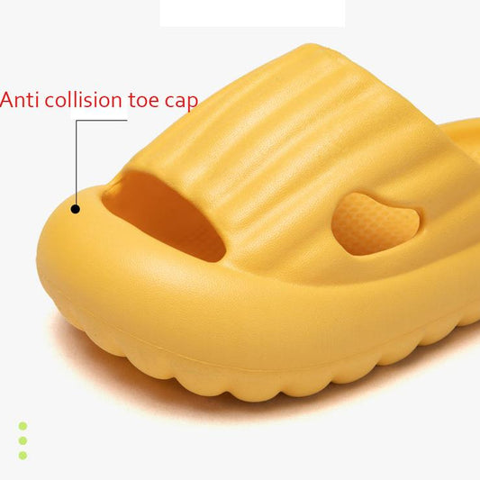 Children's Solid Color Slippers In Summer Boys and Girls Baotou Antiskid Indoor Home Soft Bottom Non Slip Casual Slippers