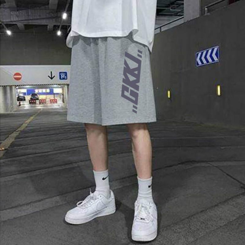 Summer Shorts Men's Tide Brand Wild Loose Students Leisure Sports Five-point Pants Thin Beach