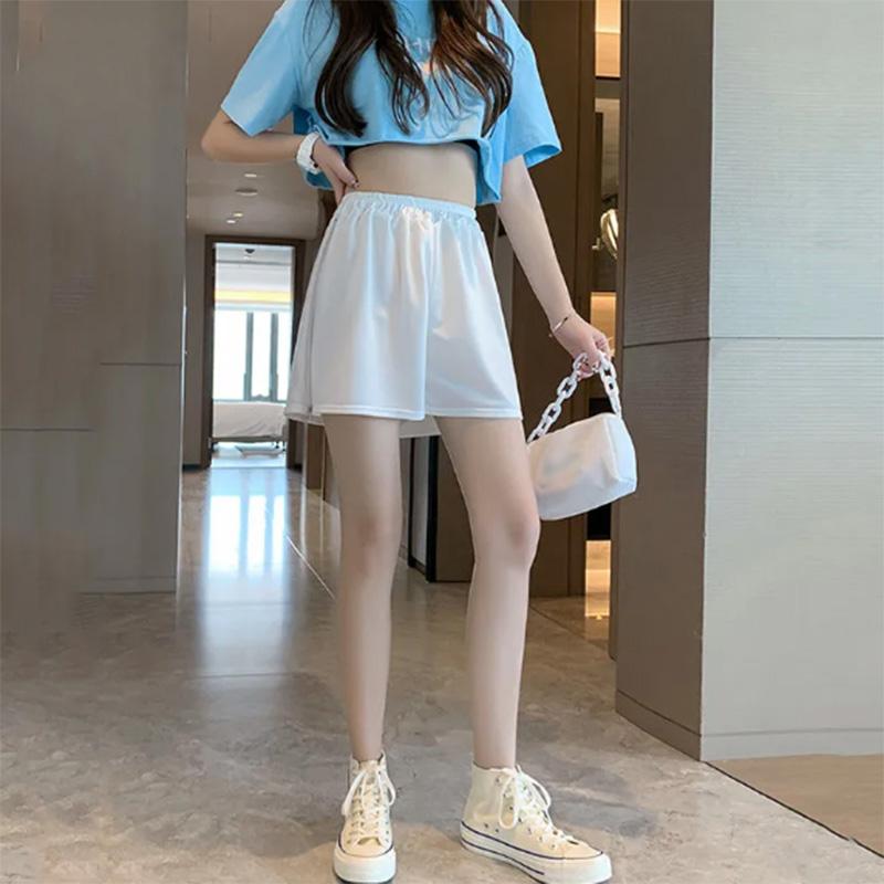 Cotton Sports Shorts Women's Summer Loose High Waist Sports and Leisure All-match Zipper Home Yoga Shorts