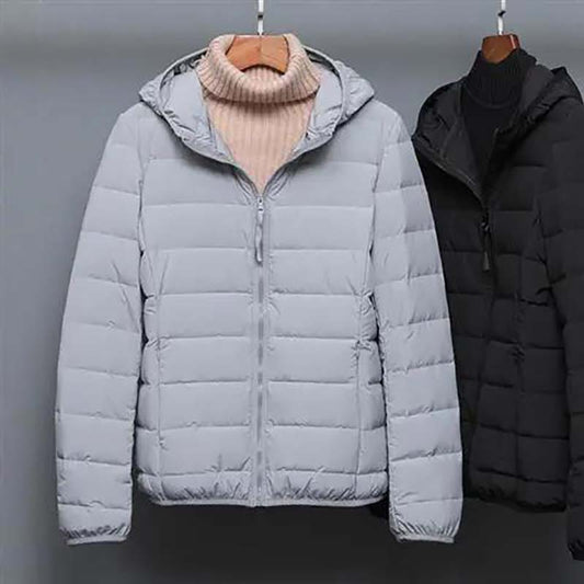 Autumn and Winter Women's Short High-end Seamless Lightweight Down Jacket