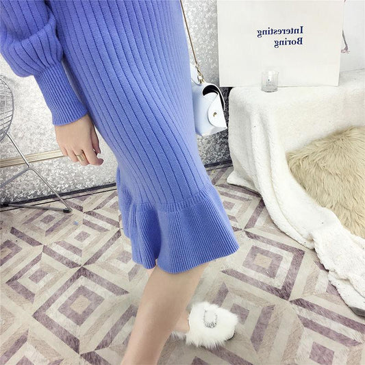 Women Sweaters Pullovers 2020 New Autumn Winter Long Knitted Knitwear Female Long Sleeve Jumper Bottoming Tops Plus Size
