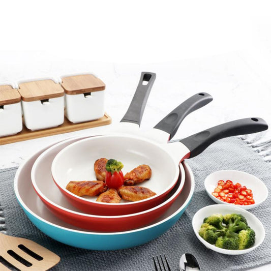 Ceramic Non-stick Pan Non-stick Steak Frying Pan Pancake Frying Eggs Less Oily Smoke Induction Cooker General