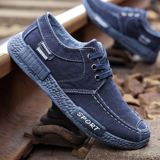 Spring Men's Clearance Canvas Shoes Korean Fashion Old Beijing Clearing Cloth Shoes Casual Clearance Shoes