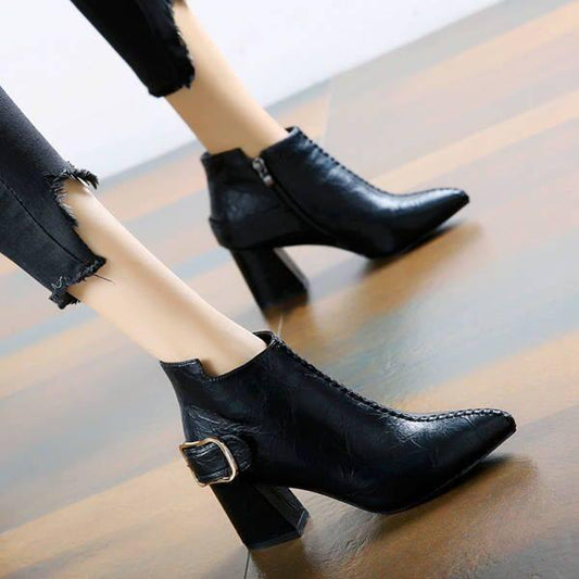 High Stiletto Heels Elastic Boots Women Sexy Pointy Toe Shoes Boots Stretch Fabric Shoes