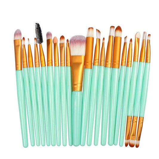 20PCS Makeup Brush Set Powder Foundation Eyeshadow Eyeliner Lip Cosmetic Brushes Best Gift For You