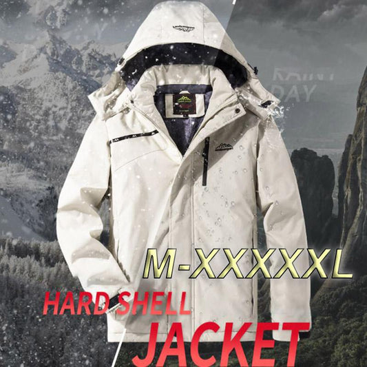 Couple Style Outdoor Jacket Windproof and Waterproof Winter Mountaineering Outdoor Clothing Plus Velvet Thickening Couple Style Jacket