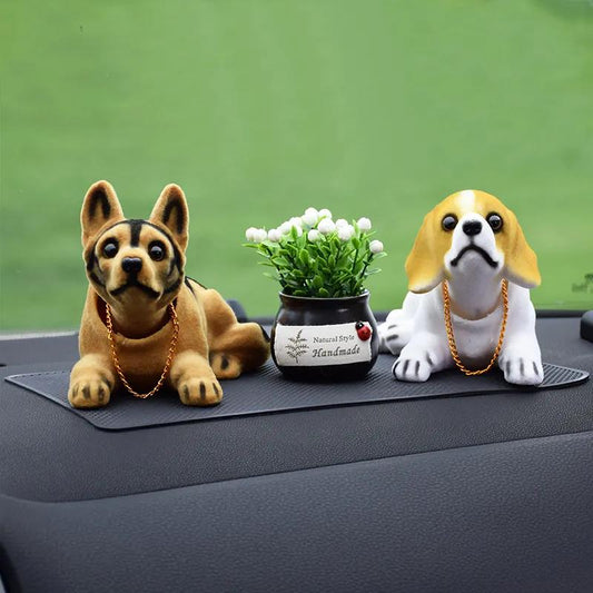 Cute Creative Car Shaking His Head Dog Car Interior Decoration Car Interior Decoration Toys