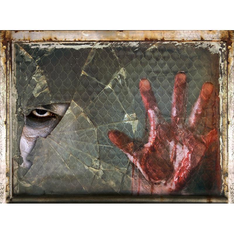 Halloween Ghost Festival Bar ktv Haunted House Window Wall Sticker Mural Holiday Gift Custom Decor