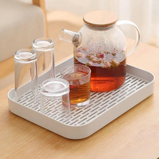 Cup Double Storage Rack Household Living Room Cup Desktop Tea Cup Storage Box