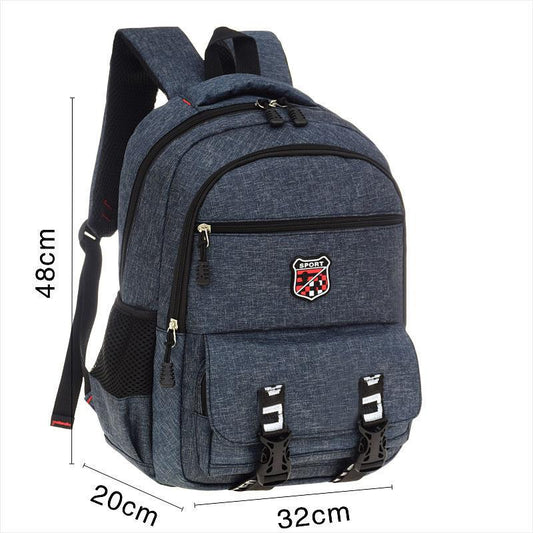 Junior High School Student Elementary School Student Schoolbag Boy Boy British Style Space Backpack Shoulder Large Cloth Bag Large Capacity