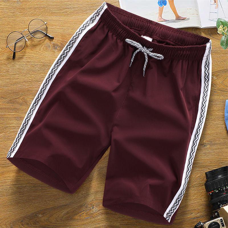 Summer Men's Sports Shorts Trend Loose Big Size Five-point Big Pants Beach Pants Thin Section Breathable Quick-drying Pants