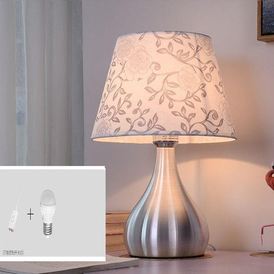 Cloth Desk Lamp Bedside Bedroom American Modern Lamp Room Light Living Room Study Table Light