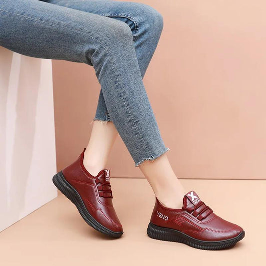 Cloth Shoes Women's Suede Waterproof Soft Bottom Cotton Shoes Non-slip Work Warm Shoes Winter