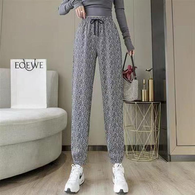 Harem Pants Women Loose Leggings Trousers Spring and Summer Thin Section High Waist Was Thin Wild Small Casual Pants Trend