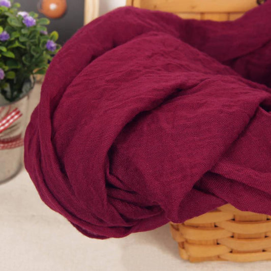 Scarfs for Women Cotton Line Scarf Solid Color Warm Scarf Holiday Beach Shawl