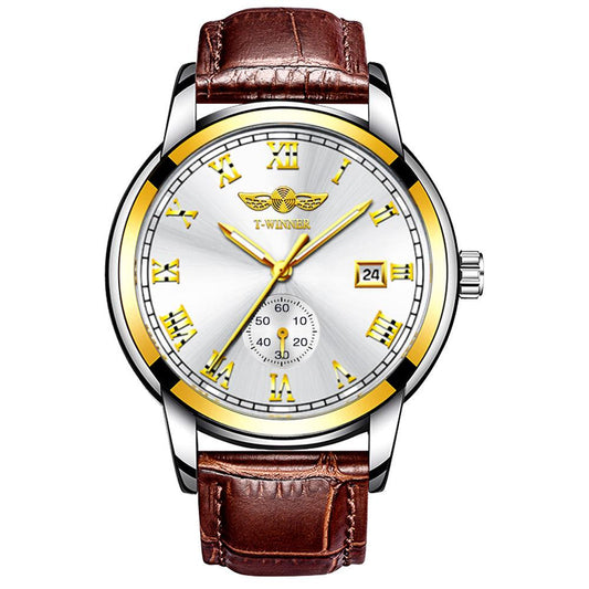 Men Automatic Mechanical Watch Luminous Casual Military Sports Waterproof Watches