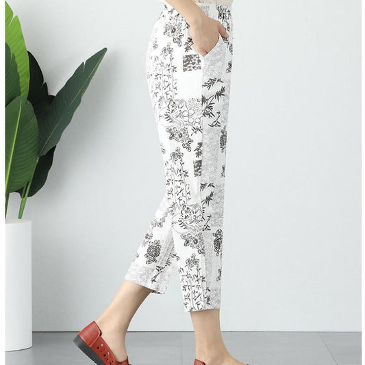 Nine-point Pants Summer Thin Section Loose Wild Harem Pants Casual Sports Pants Women