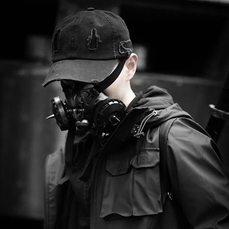 Hat Men's Peaked Cap Korean Version All-match Street Tide Brand Black Spring and Summer Ball Cap Hip-hop Sunshade Sunscreen