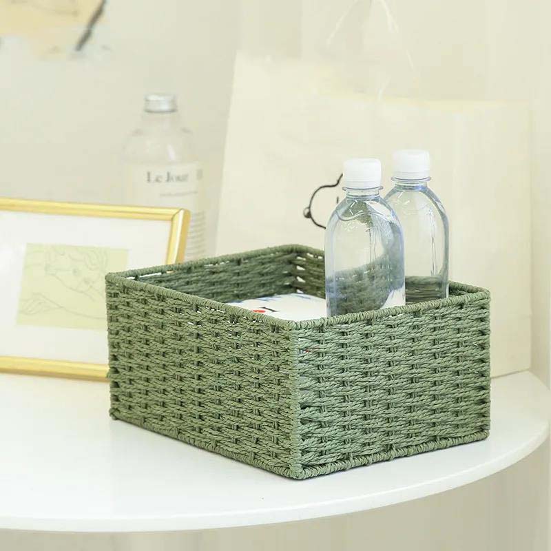 Supplies Storage Box Cosmetic Storage Box Office Coffee Table Storage Basket Storage Box