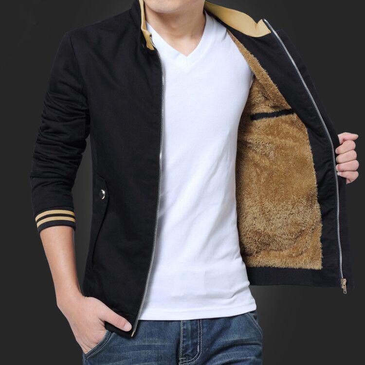 Mens Jackets Autumn Casual Coats Mens Sportswear Stand Collar Slim Jackets Male Bomber Jackets 4XL