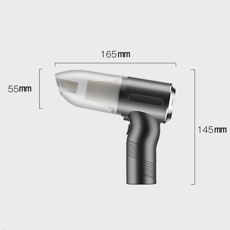 Car Wireless Vacuum Cleaner Super Powerful Suction and High Power Small Mini Wireless Rechargeable Vacuum Cleaner for Home Car