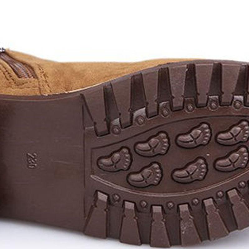 Short Boots Women Spring and Autumn Single Shoes Martin Boots All-match Single Boots Frosted Flat Boots Plus