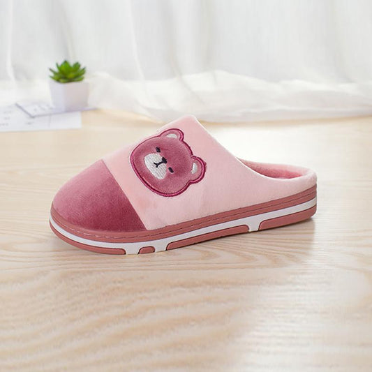 Winter Couple Thickened Non-slip Slippers Warm Indoor Cotton Slippers