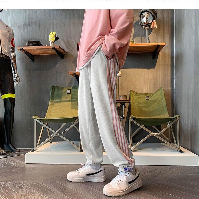 Women's Wide-leg Sports Pants Loose Foot Guard Pants Spring and Autumn Fried Street Design Sense Is Thin Pants Ins Tide