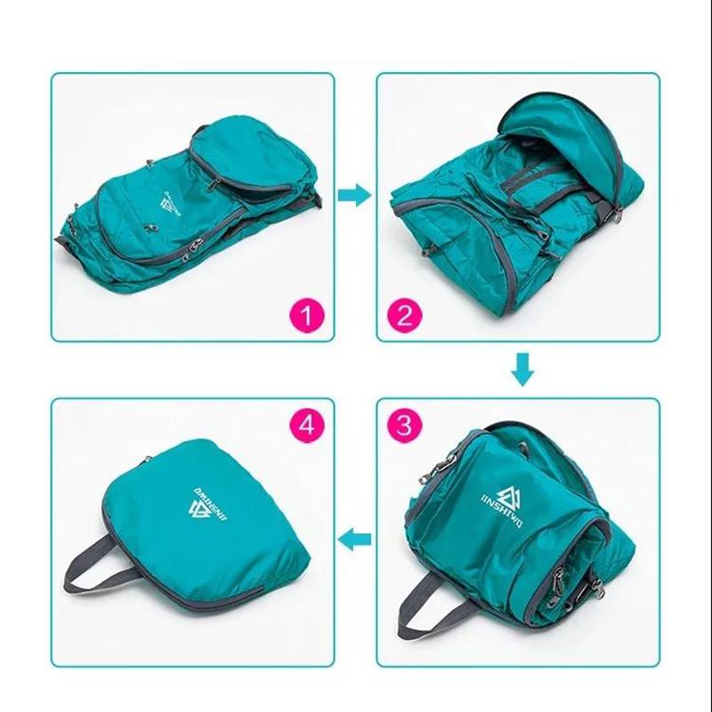 Multifunctional Outdoor Mountaineering Bag Lightweight, Simple and Lightweight Folding Hiking and Cycling Travel Backpack