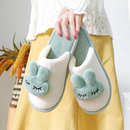 Indoor Casual Cotton Slippers Men's and Women's Slippers Keep Warm and Comfortable In Autumn and Winter