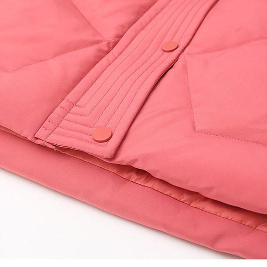 Children's Down Jacket Girls Mid-length Korean Thick Coat Windproof and Warm Clothes