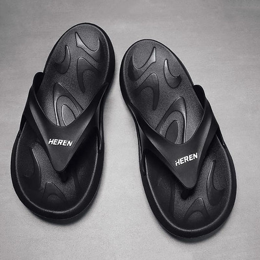 Summer Men's Slippers Trendy Wild Men's Fashion Flip Flops Outdoor Non-slip Personalized Clip Drag