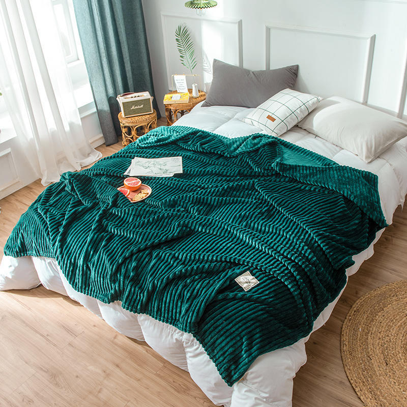 Big Blanket Four Seasons Bed Sheet Warm Bed Sheet Milk Fleece Blanket Thin Section Single Coral Fleece Sofa Blanket