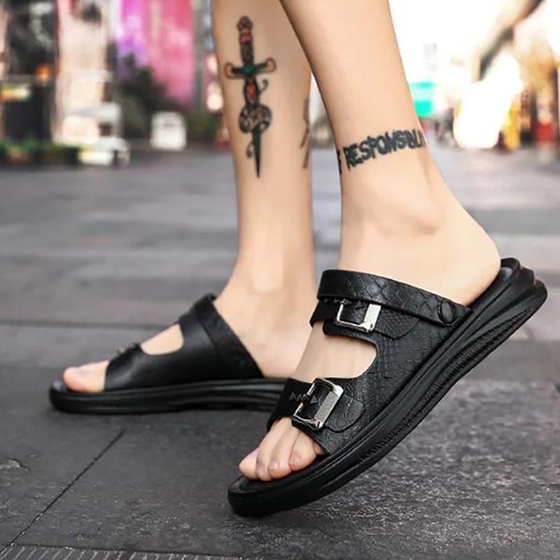 Sandals Men's Slippers Men's Summer Sandals and Slippers Korean Beach Shoes Outdoor Shoes