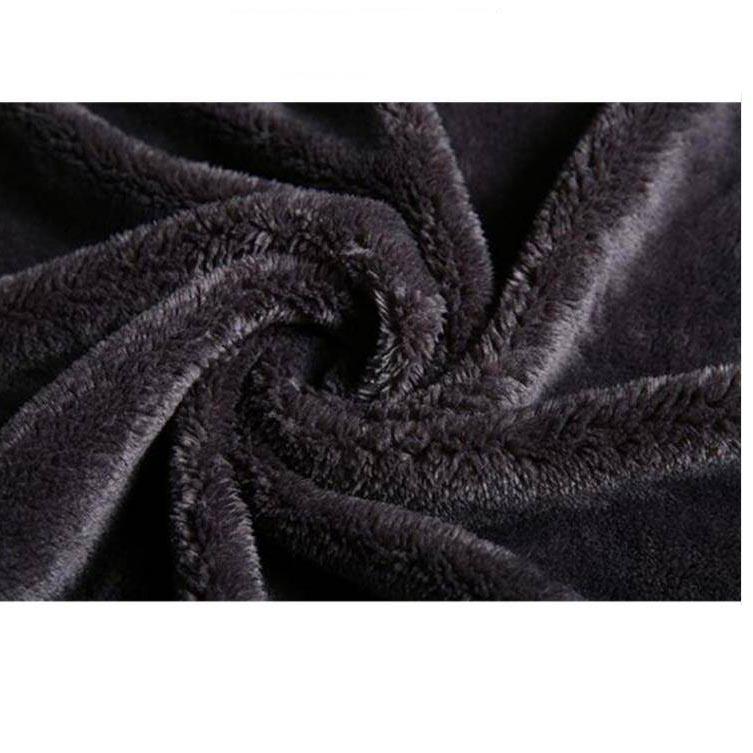 Women's Thick Velvet Wide-leg Pants High-waist Trousers Slim Slimming Casual Micro-flared Pants