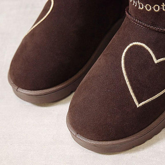 Snow Boots Women Autumn and Winter Women's Shoes Korean Cute Bread Shoes Thick Warm Cotton Shoes Ankle Boots