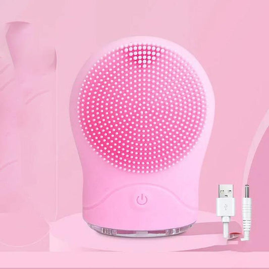 Facial Cleansing Device Facial Cleansing Device Blackhead Artifact Deep Pore Cleaning Electric Silicone Facial Cleansing Beauty Device Charging