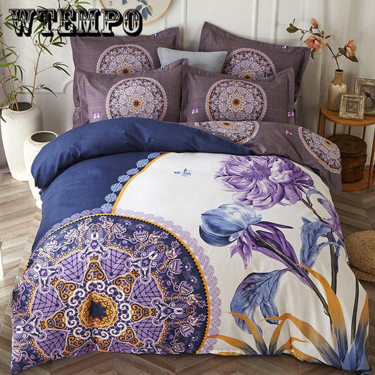 Bedding Set Luxury Comfortable Soft Bedclothes Duvet Cover Bed Linen Bed Sheet Pillowcase