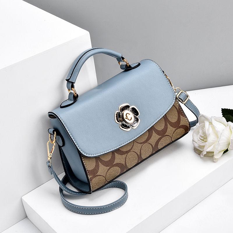 PU Leather Crossbody Bags women shoulder bag camellia female handbag small bag fashion messenger bag small square bag