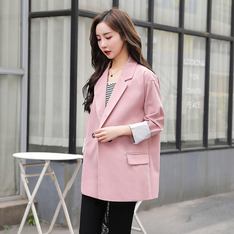 Spring and Autumn Small Suit Loose Casual All-match Slim Suit Jacket Women