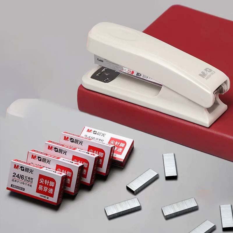 Student Labor-saving Stapler Large Hand-held Standard Small Multifunctional Stapler