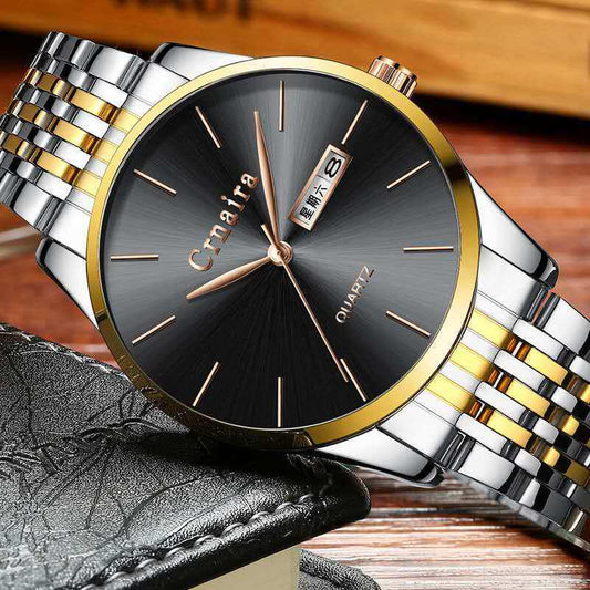 Mens Watches Top Brand Luxury Fashion Watch Men Business Waterproof Full Steel Quartz Watch