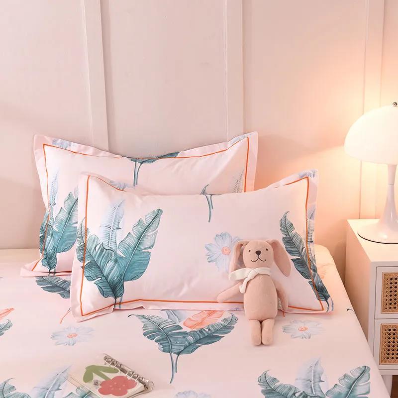 Pure Cotton A Pair of Pillowcases Brushed and Thickened 48x74cm Double Bedroom Soft Pillow Core Cover